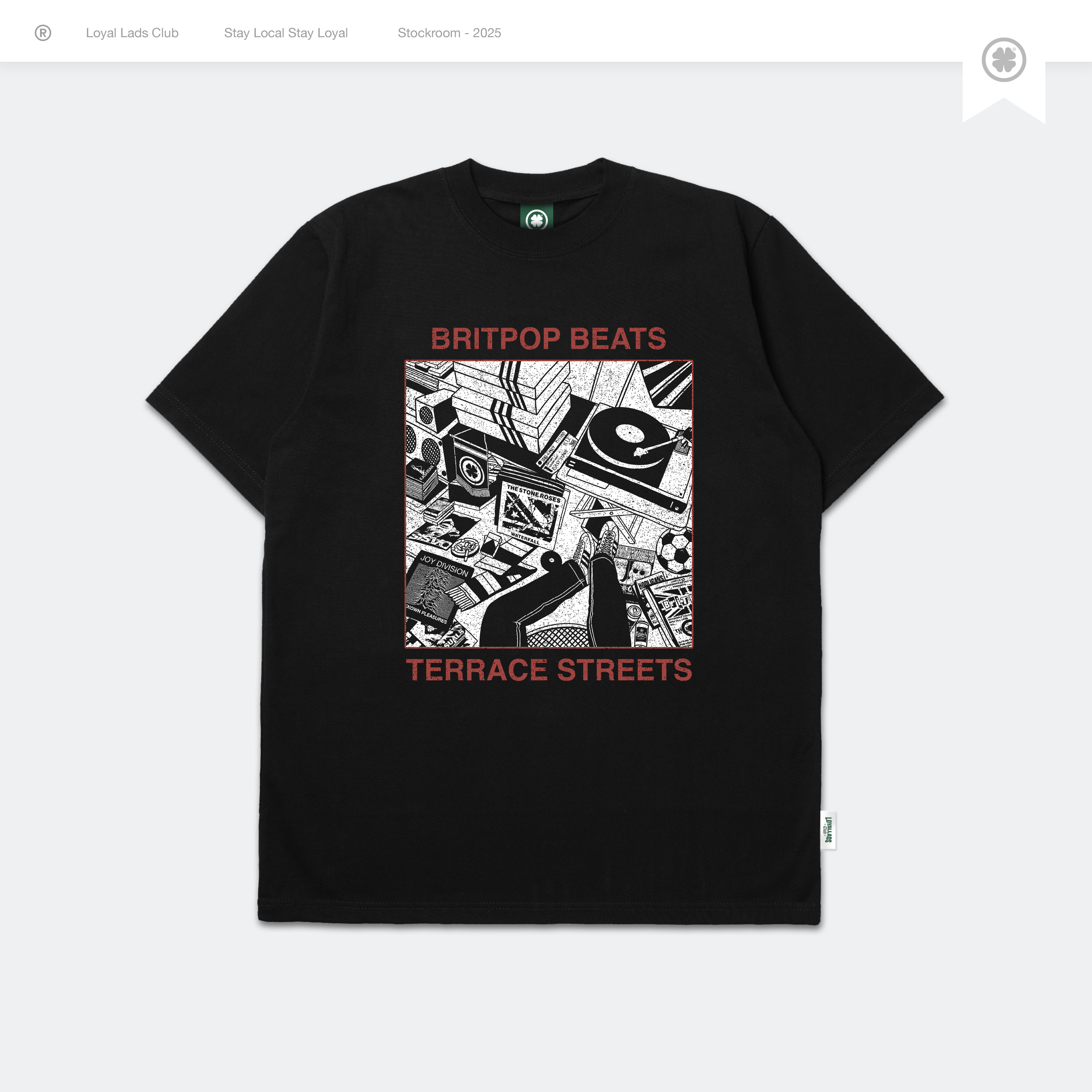 Tshirt - Streets Black - Thumbnail 1